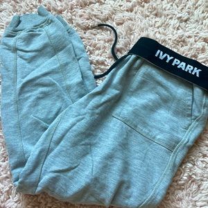 Ivy Park Heathered Grey 3/4 Length Joggers